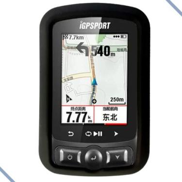 Imagem de Capa Silicone Atrio Titanium Igpsport Igs618 + Película Soft - DG