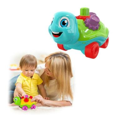 Imagem de Brinquedo Infantil Didático Tartaruga Zupi A partir de 12 de Meses - J