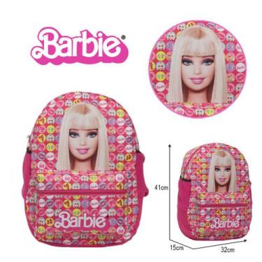Imagem de Bolsa Escolar Menina Barbie Reforçada Passeio Envio 24hrs - TOYS 2U
