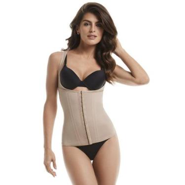 Imagem de Cinta Modeladora Espartilho Com Barbatana Mondress 930R, P, Bege