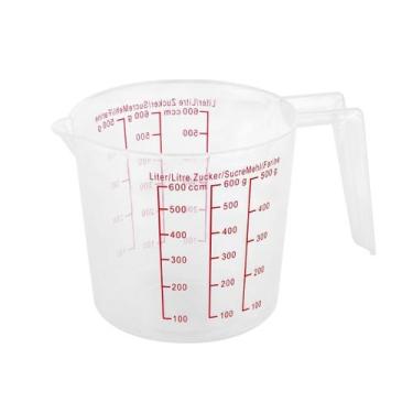 Imagem de Jarra medidora plastico 500ml receitas líquidos c/ alça - Clink