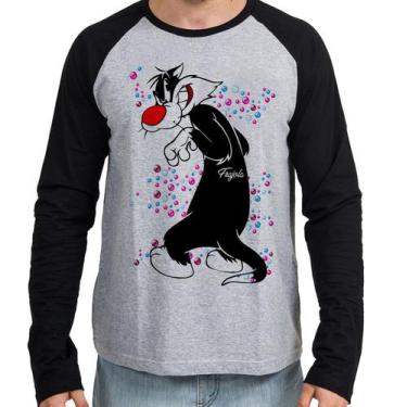 Imagem de Camiseta Manga Longa blusa Frajola bolinhas - Empório Dutra, GG  adult