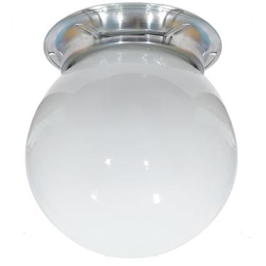Imagem de Plafon Colonial Chapa Natural Globo Leitoso 10x20 Retrô - Jota Ilumina