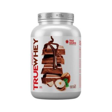 Imagem de True Whey Protein Saabor Chocolate com Avelã - True Source 837g, Choco