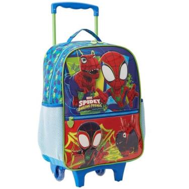 Imagem de Mochila Infantil Spidey Homem Aranha Mala De Rodinha Escolar - Xeryus