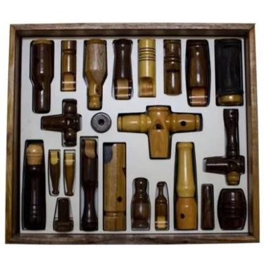 Imagem de Apitos Profissionais Aves Silvestres Coleção Luxo Pássaros 23 Apitos Profissionais