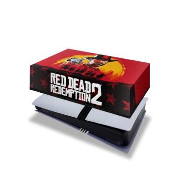 Imagem de Capa Compatível PS5 Pro Anti Poeira Horizontal - Red Dead Redemption 2