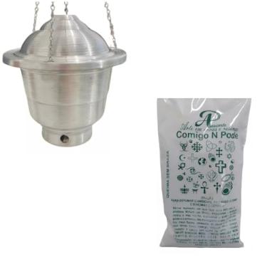 Imagem de Kit Defumação Turíbulo + Defumação Comingo Ninguém Pode - Oferta