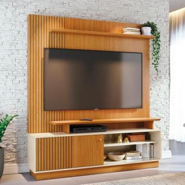 Imagem de Home Theater Ares para TV de até 75 polegadas - Cinamomo / OFF WHITE -