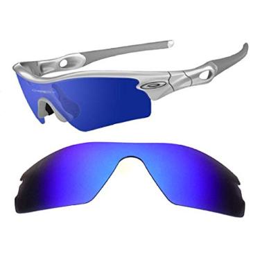 Imagem de Lentes de substituição Galaxy para óculos de sol Oakley Radar Path azul polarizado 100% UVAB, Azul, regular