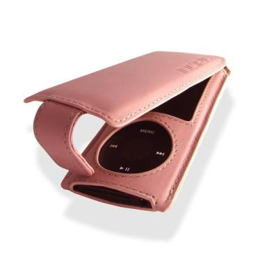 Imagem de Incipio Capa flip de couro Technologies Stilo para iPod nano 4G (rosa)