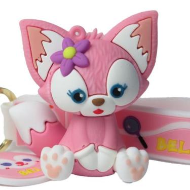 Imagem de Chaveiro raposa charme rosa - Malissima, Rosa
