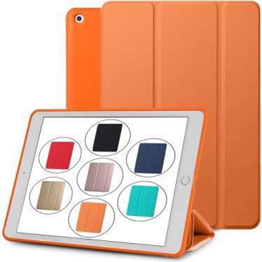 Imagem de DuraSafe Cases Capa traseira de TPU inteligente para iPad 2nd 2011 3rd 4th Gen 2012-9.7 [iPad 4 iPad 3 iPad 2 modelo antigo] A1458 A1416 A1395 MC705LL/A MD328LL/A MD333LL/A Smart Auto Sleep/Wake with