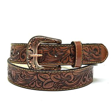 Imagem de Cinto Couro Masculino Feminino Atrevidu's Country Artesanal, Whisky, 8