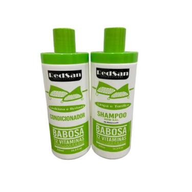Imagem de Kit Babosa Shampoo + Condicionador 500ml - RedSan Professional
