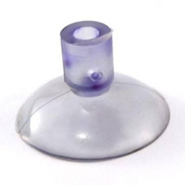 Imagem de Kit 30 Ventosas de 30mm Pvc Cristal Ventosa Com Furo 2,5 Ou 5mm Furos 