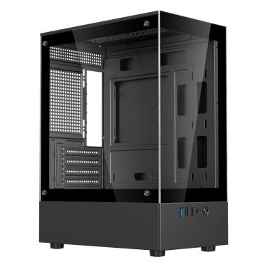 Imagem de Gabinete Gamer Bluecase BG-053 NUKER V2 S/Fan S/Fonte mATX Mini-ITX Vidro Temperado - BG-053
