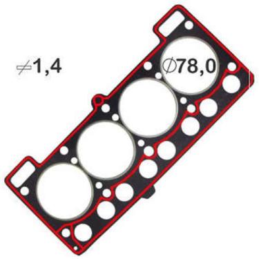 Imagem de Junta do cabeçote Volkswagen Gol 1989 a 1994 BASTOS 131505PK