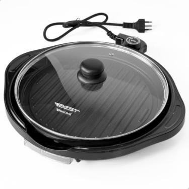 Imagem de Panela Elétrica Redonda Antiaderente Multifuncional Portátil com Temperatura Regulável, 30 cm MAXIGRILL BEST (220 V)