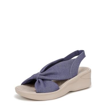 Imagem de Bzees For Lifestride Sandália feminina Serenade Wedge, Azul skipper, 36