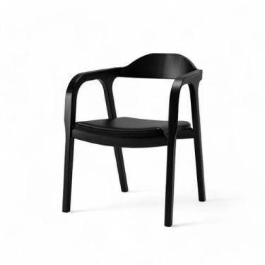 Imagem de Cadeira Bugre Preto Assento material sintético Preto - 76904 - Sun Hou