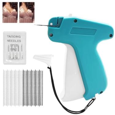 Imagem de Pistola de costura para roupas - fixador rápido de roupas, pistola de etiquetagem para roupas, vem com 6 agulhas finas e 1000 fixadores | Mini ferramenta de bainha de pistola de costura de ponto