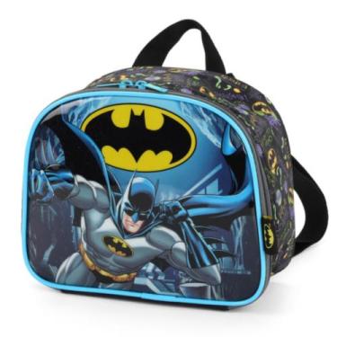 Imagem de Lancheira Termica Infantil Batman Premium Luxcel, Preto