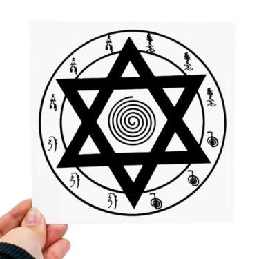 Imagem de Placa Grafico Emissor de Energia Reiki PVC 15x15cm - Radionica Radiest