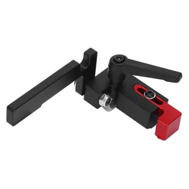 Imagem de Flip de Madeira Parada, Liga de Alumínio 75 Tipo T Trilha T Limitador de Rampa de Cerca de Parada Com Fáceis Deslizando, Design de Travamento para Trabalhos de Madeira, Adequado