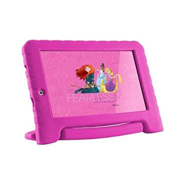 Imagem de Tablet Multilaser Disney Princesas Plus 16GB Tela 7 Pol. Quad Core Dual Câmera Rosa- NB308