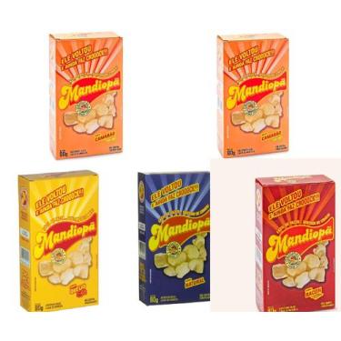 Imagem de 5 Uidades Mandiopã Sabores Caixinhas com 80 gr cada Legitimos Mandiopa