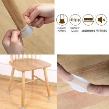 Imagem de Kit 24 un Protetor P/ Pé De Cadeira/mesa/cama De Silicone - zein