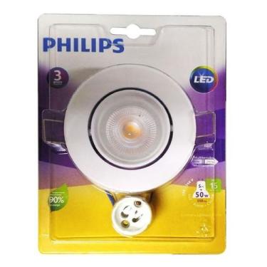 Imagem de Spot De Led Redondo 5w 2700k Base Gu10 Amarela - Philips