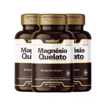 Imagem de Suplemento Magnésio Quelato 60 Cápsulas Melfort