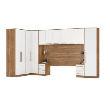 Imagem de Quarto de Casal Irlanda Ambiente 6 peças - Moveis Leartam