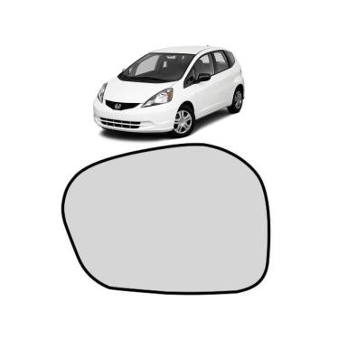 Imagem de Vidro Lente Retrovisor Honda Fit 09 10 11 12 13 14 Esquerdo HD022C