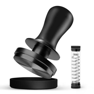 Imagem de MHW-3BOMBER Tamper de café expresso de 51 mm, 13,6 kg de pressão constante com feedback sonoro para barista, mola extra de 6,8 kg, compatível com portafilter de 51 mm, Astra Tamper, T7016-OS