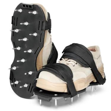 Imagem de Sapatos de ponta para piso epóxi sapatos epóxi com pontas curtas de 0,9 cm para epóxi de chão de garagem, kit de epóxi para piso de garagem, kit de revestimento de piso de garagem epóxi, 1 par (preto)