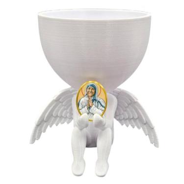 Imagem de Anjo da Guarda Anjinho Santa Teresa de Calcutá Vasinho - Point da Fe