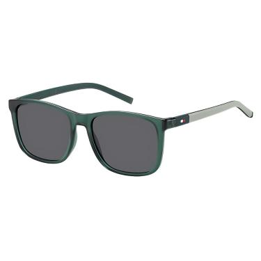 Imagem de Óculos de Sol Tommy Hilfiger 2120/S Verde Lente Cinza  unissex