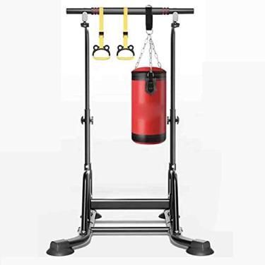 Imagem de XWZFFAI Barra horizontal profissional para casa dispositivo de pull-up barra paralela barra suspensa anel infantil equipamento de fitness em casa, dourado