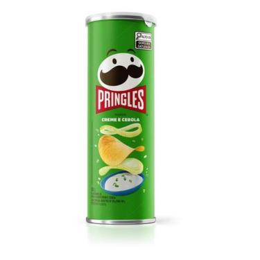 Imagem de Salgadinho De Batata Sabor Creme E Cebola 109g Pringles, 109g, Creme e