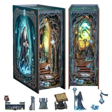 Imagem de Kit de casa em miniatura DIY Fsolis Book Nook The Gate of Wonderland