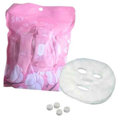 Imagem de Kit 50 Máscara Desidratada Comprimido Compactada - Bali