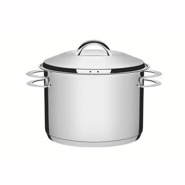 Imagem de Caldeirão Solar Em Aço Inox Fundo Triplo Com Tampa E Alças 24cm 7,8l - Tramontina 62505240