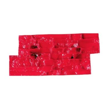 Imagem de KiBcsLic Carimbo de concreto sem costura para piso de parede ou piso de concreto, tapete decorativo resistente de poliuretano portátil com textura de pedra