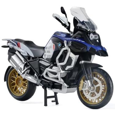 Imagem de Risopen Modelo de motocicleta em escala 1:12 para BMW R1250 GS plástico com modelo de m...