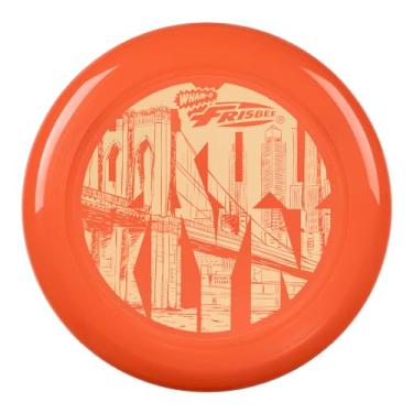 Imagem de WHAM-O Frisbee 130 g 25.3 cm Outdoor Cool Flyer Flying Disc, Disco esportivo leve para crianças e adultos a partir de 5 anos, ótimo para jogos de quintal de parque na praia (laranja)