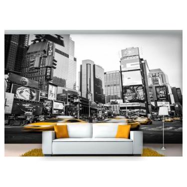 Imagem de Papel De Parede Cidade Prédios Ny Taxi 3D Ncd169 - Você Decora