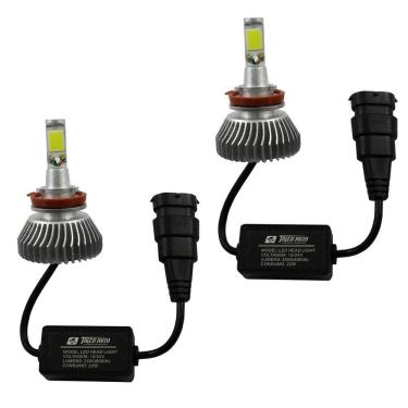 Imagem de Kit Lâmpada Super Led H11 2d Reator 6000k 12/24v